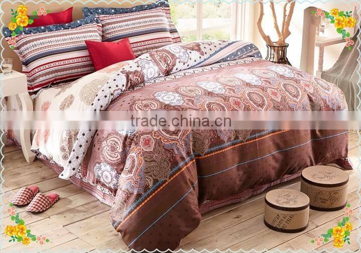 Microfiber 100% polyester fabric soft brushed fabric printing bedsheet fabric of china