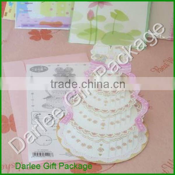 3d paper customized decorating birthday cards