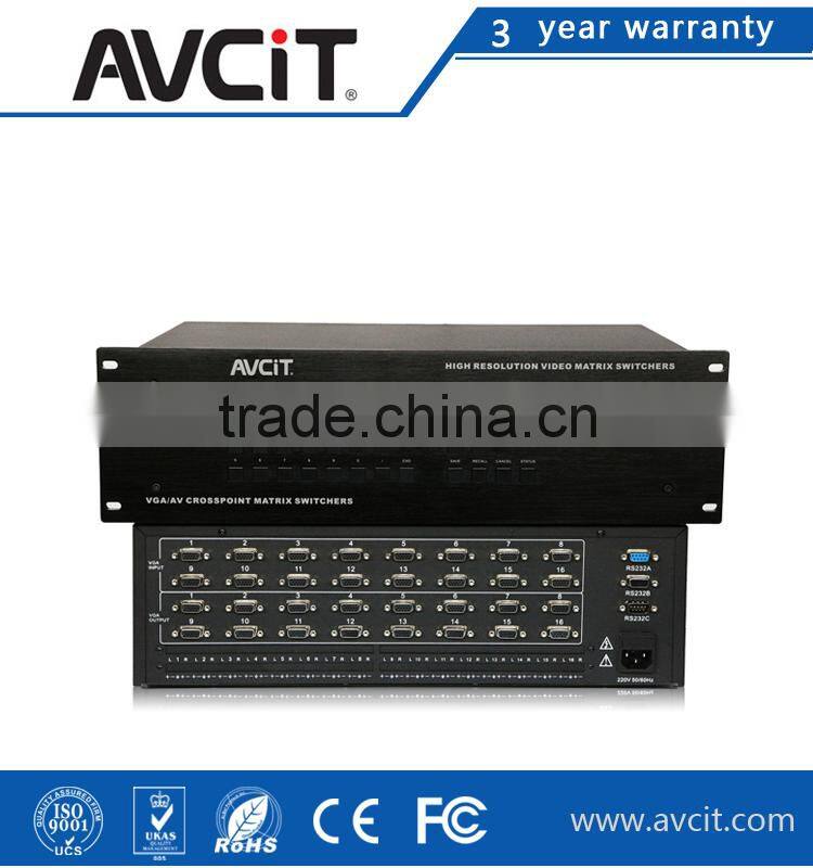 With audio aswitch 48*48 channel VGA 48x48-A Matrix Switcher