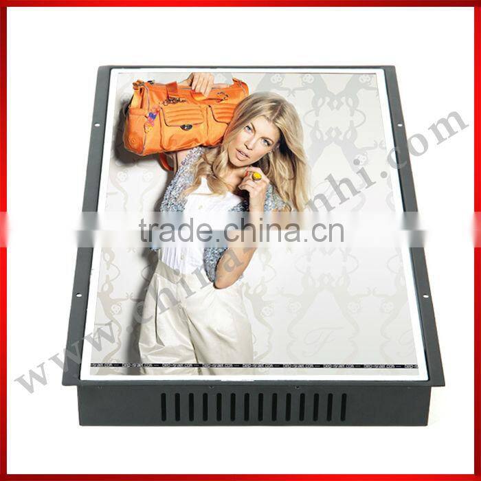 15 inch retail display video screens indoor digital lcd advertising open frame HD vertical flat tv digital signage for sale