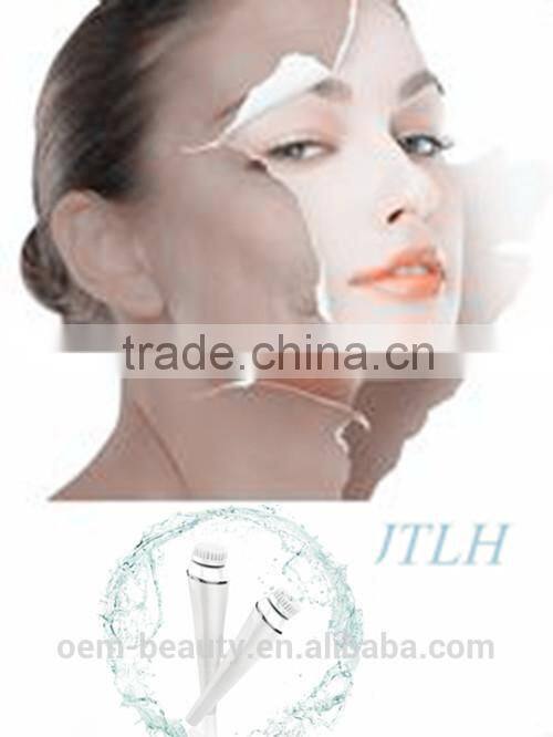 wholesale electric face cleansing brush/rotary facial brush with OEM service