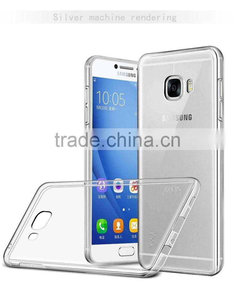 2016 Newest Imak Quality Stealth Soft case for Samsung Galaxy C7 C7000, Quality TPU SOFT Case Flex Armor case