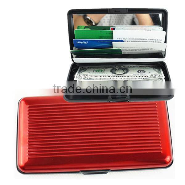 Hot Waterproof Business ID Credit Card Wallet Holder Aluminum Metal Pocket Case Box