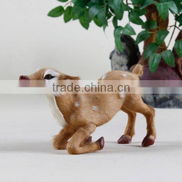 canada wholesale life like plush animal christmas reindeer decorations