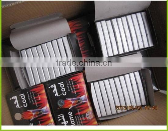 silver 9*2.5*1.2cm electronic shisha charcoal
