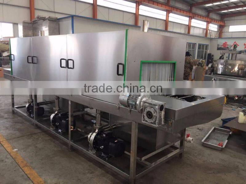 full automatic plastic container washing machine
