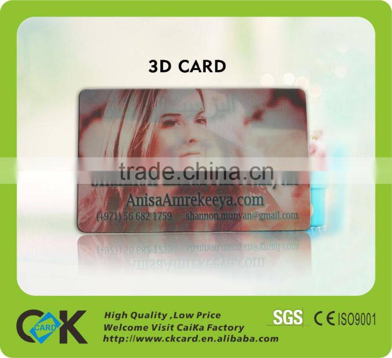 2016 promotion 3d picture 3d card from China supplier