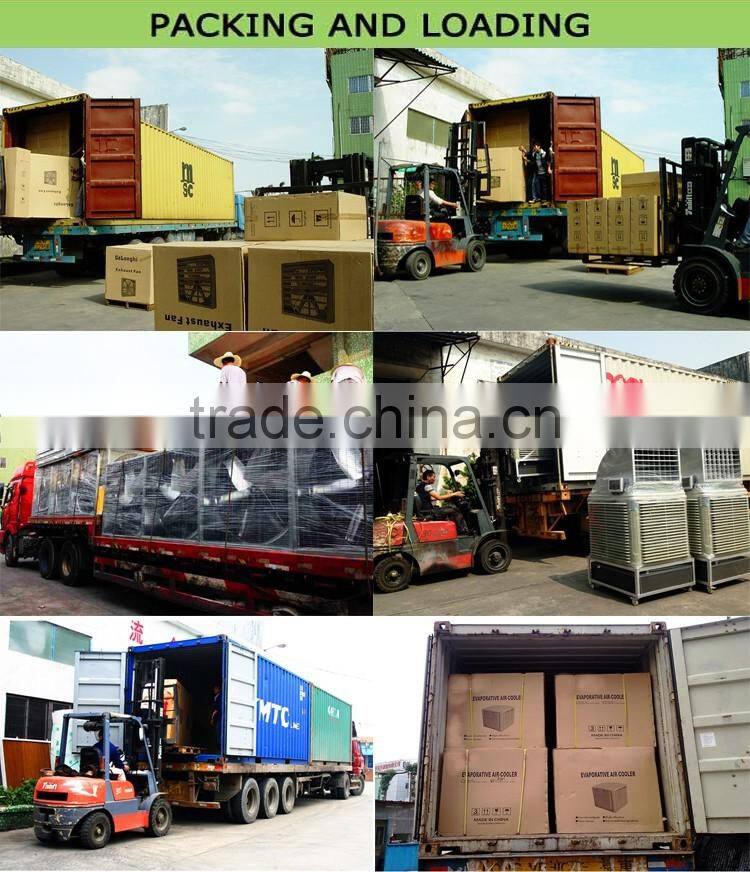 Agricultural equipment evaporative cooling pad water air cooler