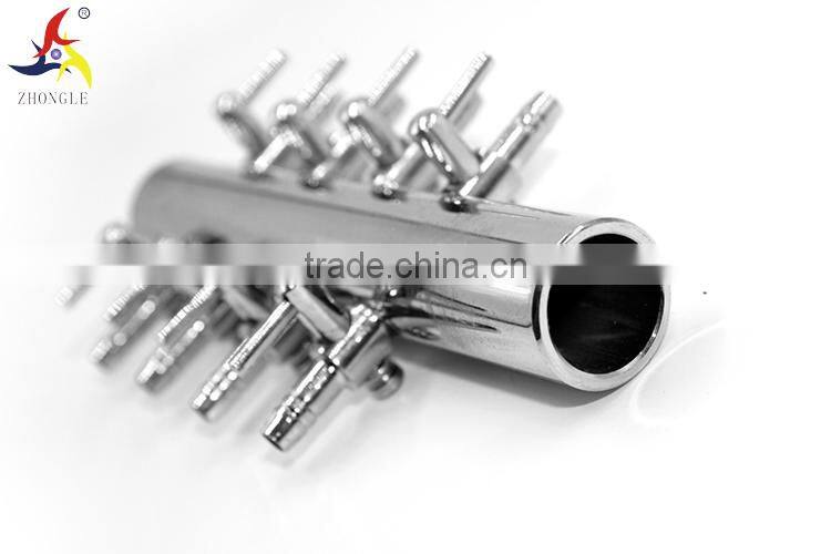 19 mm inlet 4 mm outlet 1way in 8 way out metal air control valve