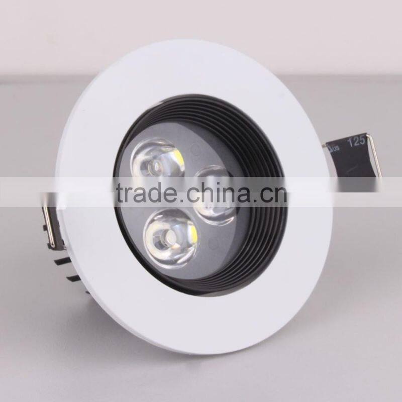 3w high power led recessed celing light