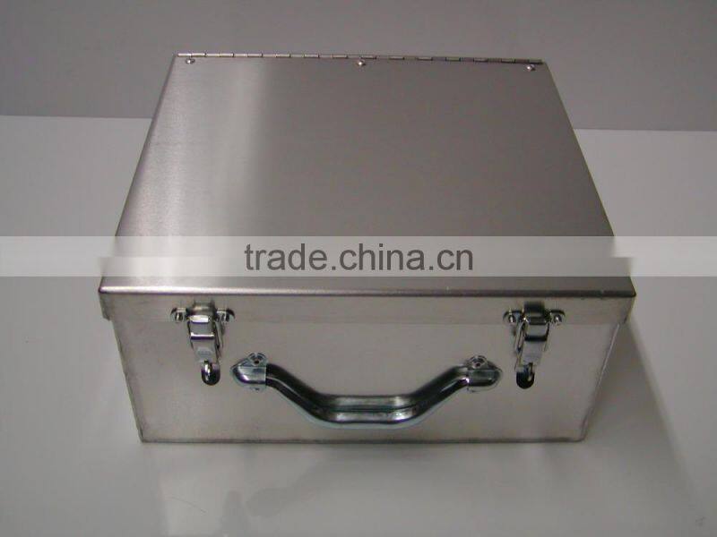 Aluminum alloy side open truck tool box - diamond plate