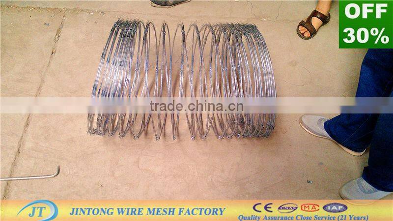 stainless steel 304 material barbed wire razor wire fencing price for prison