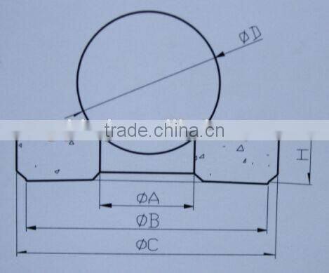 Grinding polished tungsten carbide ball and valve seats
