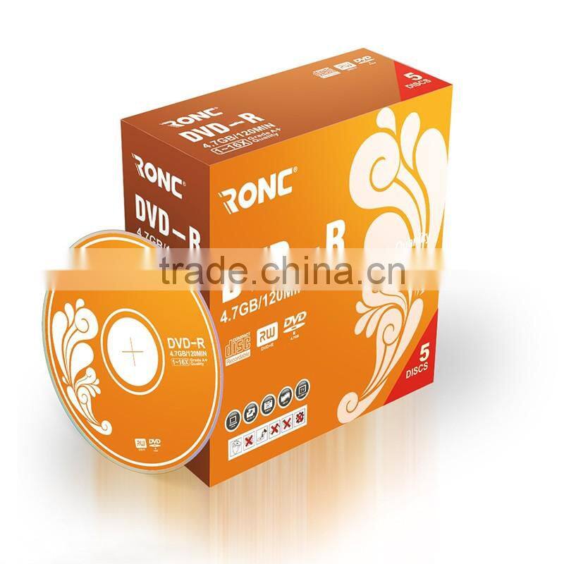 Jewel Pack Printable DVD R pack for supermarkt display