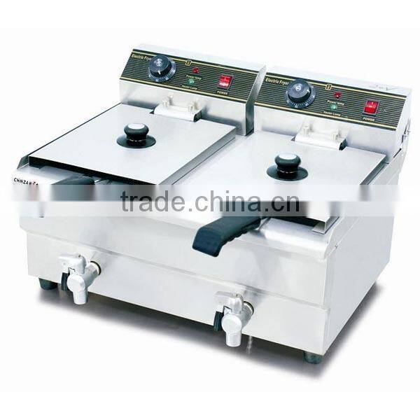 Stainless Steel Kitchen Fryer Machine GRT - E34V