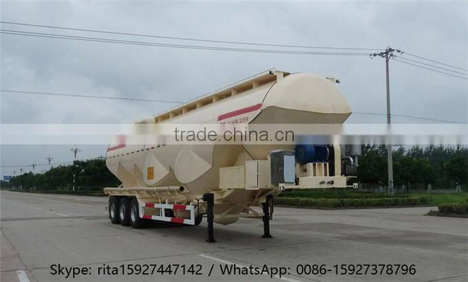 35000 liter Flour Transport Semi Trailer Bulk Cement Trailer For Sale