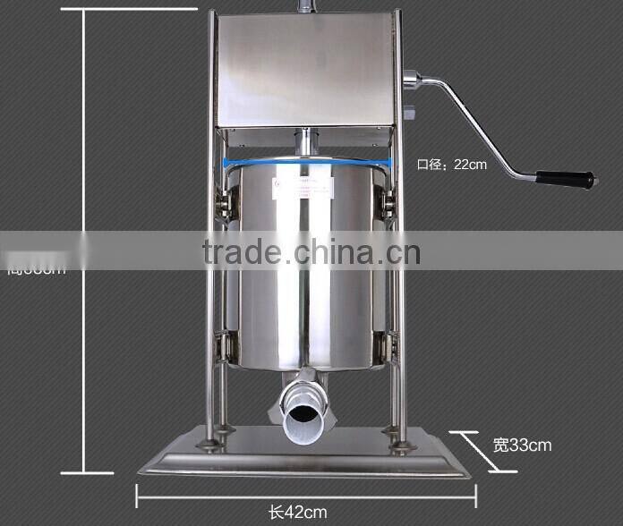 stainless steel sausage stuffer/manual sausage stuffer