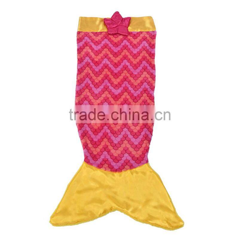 Home Pink Comfortable Kids Sleeping Bag Mermaid Tail Blanket