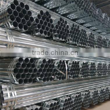 75*1.0mm gi circular pre galvanized round steel pipe