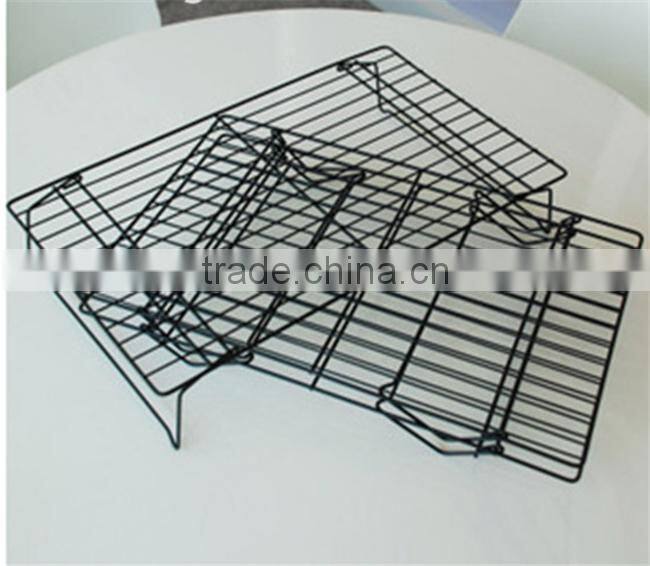 Customized 3-Tier Counter top Metal Wire Mesh Cooling Rack