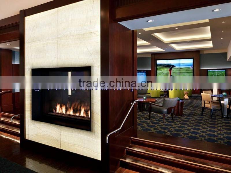 New selling good quality WHITE ONYX FIREPLACES