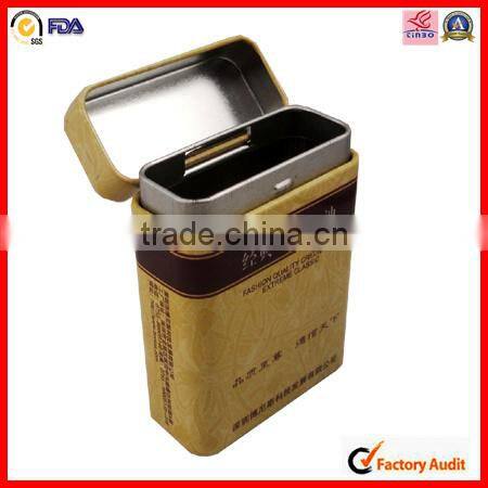 China factory custom coffee with hinge tin can