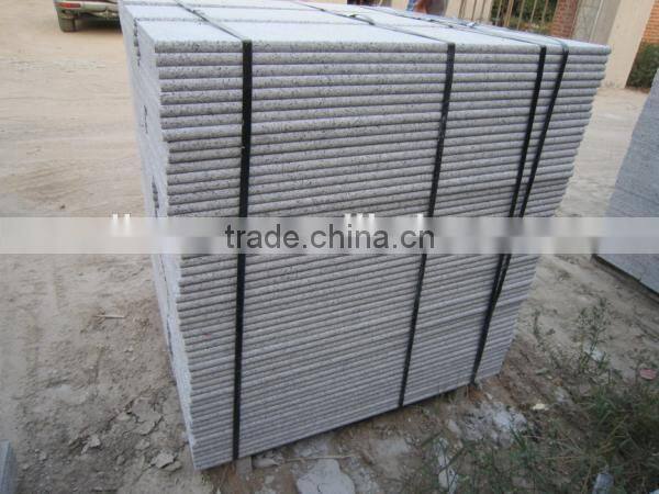 cheapest G383 outdoor grey natural granite stair tile