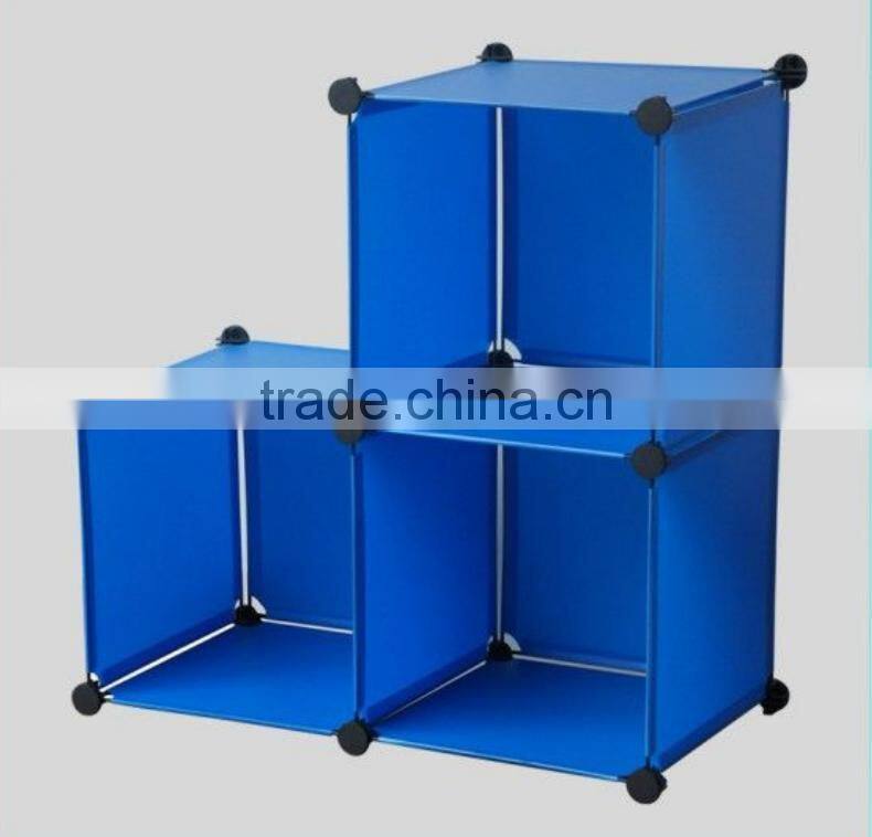 Store More Livingroom PP Plastic Stacking Cube Storage Cabinet
