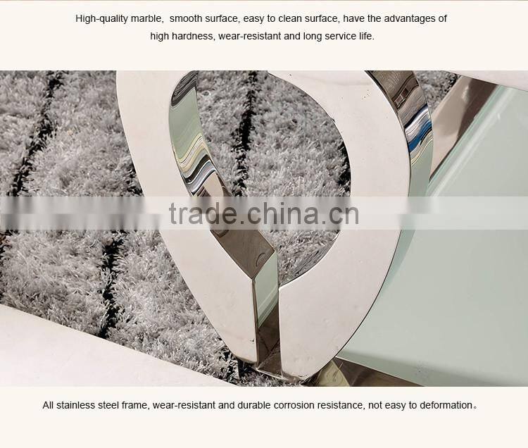 C376 New design living room marble top center table