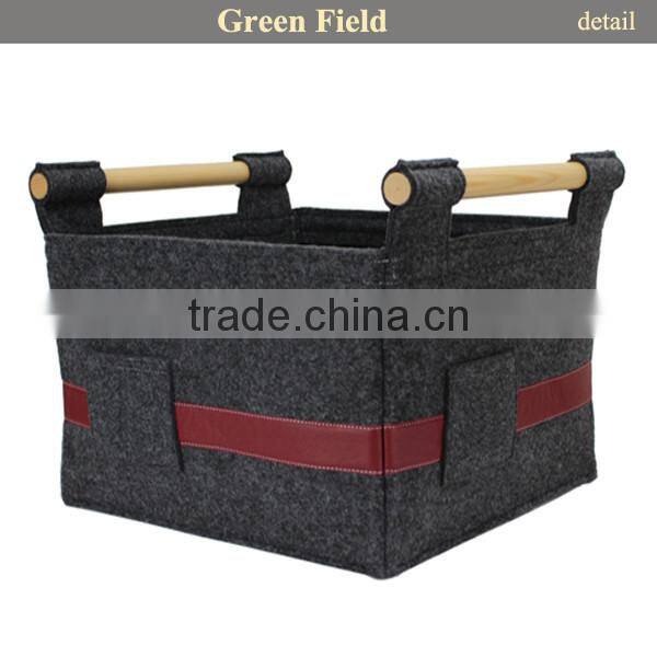 Factory supply high quality foldable felt storage bag