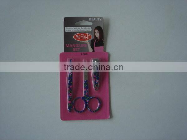 Promotional beauty pattern manicure & pedicure