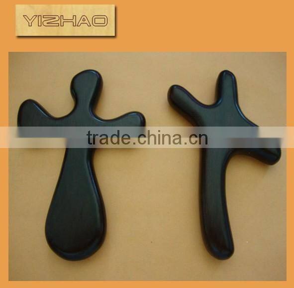 Nice Irregularly Shaped Vintage Wooden Crucifix, Wooden Crucifix