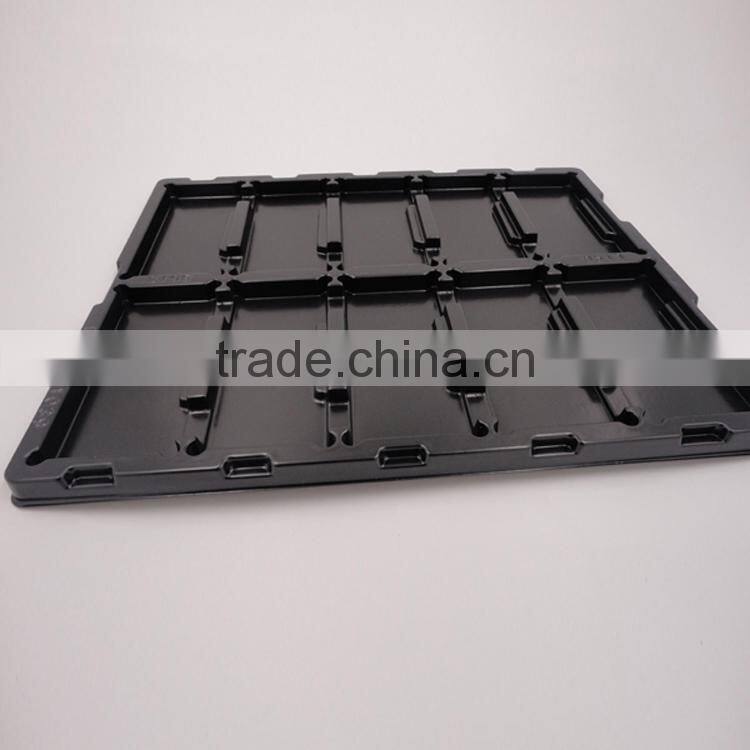 Plastic black thermoform trays ESD Coductive Tray Antistatic Tray