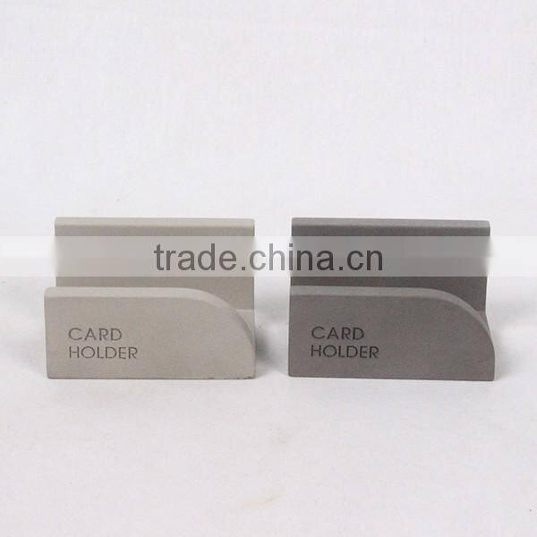 Concrete or cement Stationary collection desk tray organizer