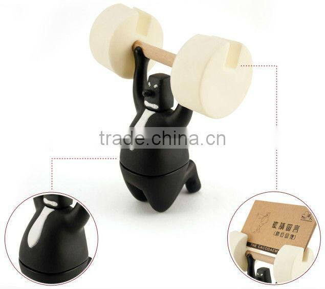 Supply Weightlifting message card / name card holder