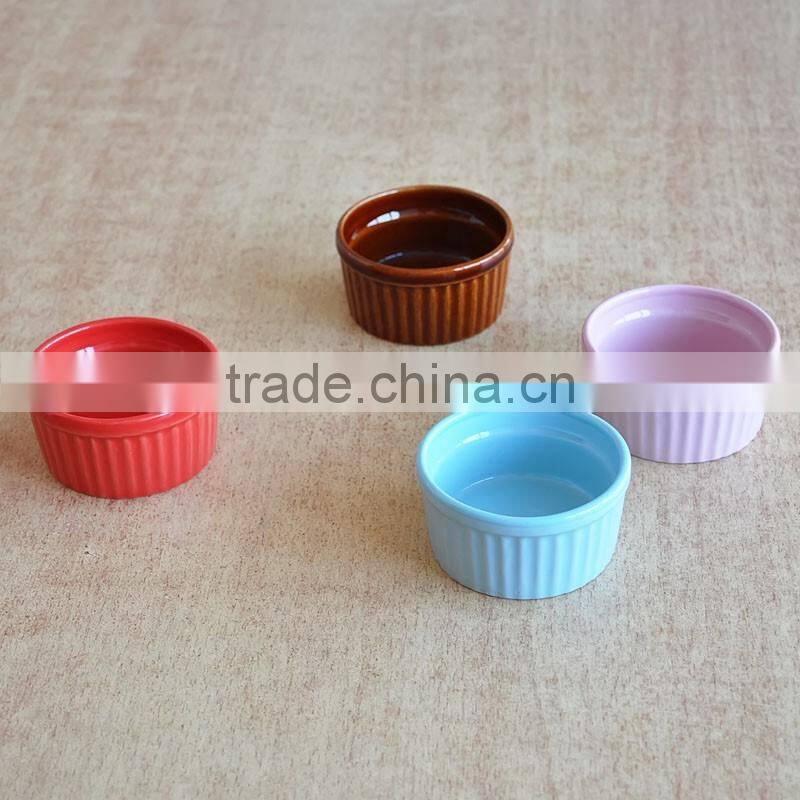 ceramic souffle dish bowl,ceramic bakware souffle bowl,stoneware baking muffin pan