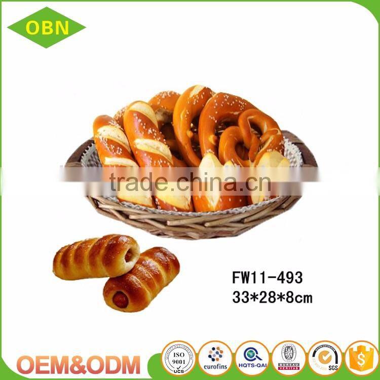Wholesale cheap bakery bread basket wicker rattan bread basket