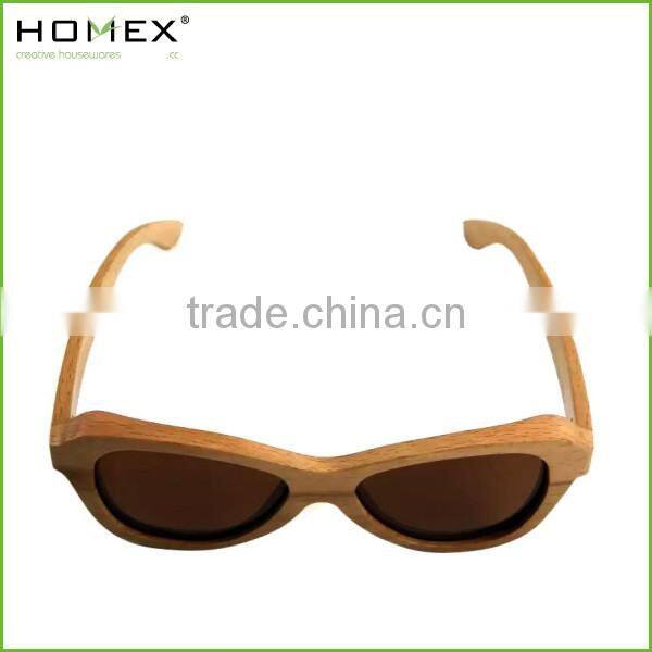Pure top quality bamboo wooden sunglasses/bamboo sunglasses polarized/HOMEX