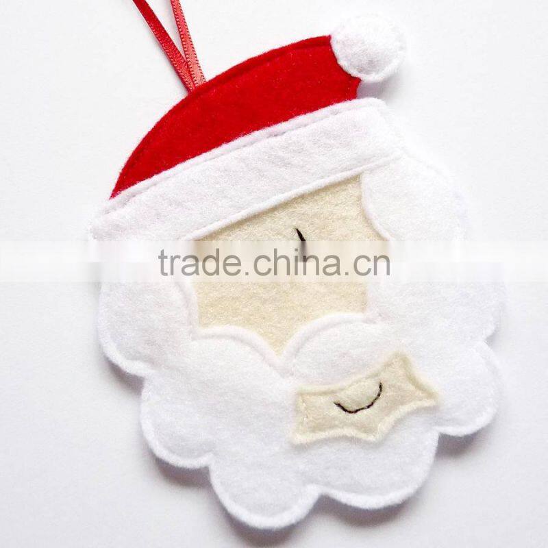 2016 high quality flower shape felt christmas tree decoration passed CE