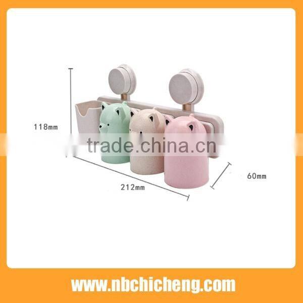 New style Wheat toothbrush holder carton toothbrush holder ecological holder