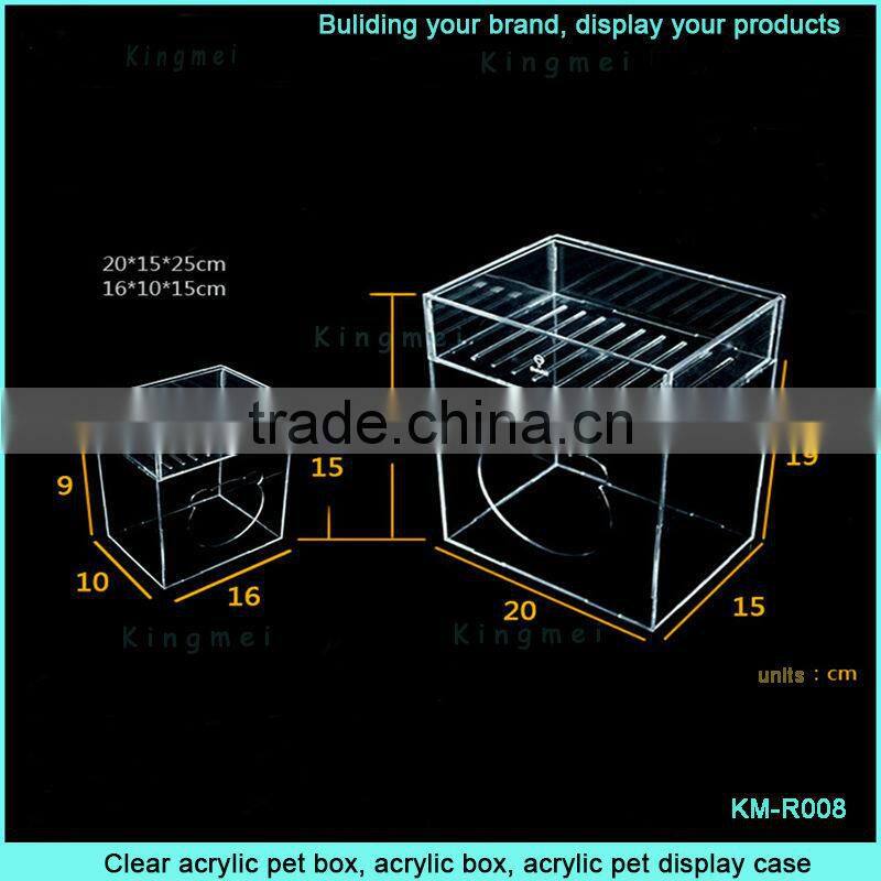 5mm transparent acrylic box with lid