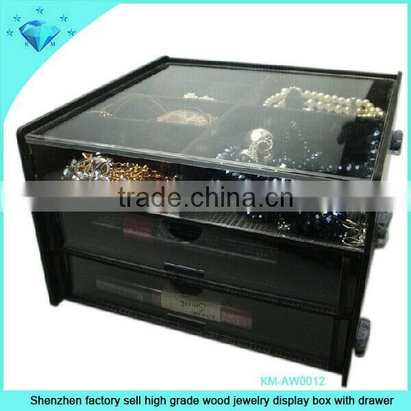 Large desk clear acrylic storage box
