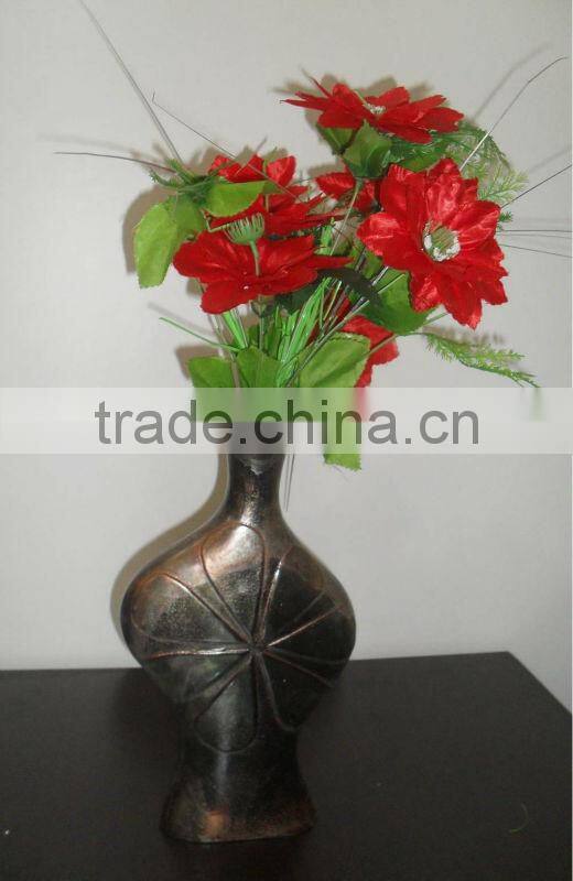 Interior Decoration Aluminium Flower Vases