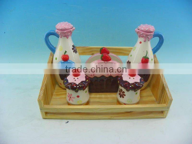 beautiful ceramic vinegar/ oil /sauce /bottle