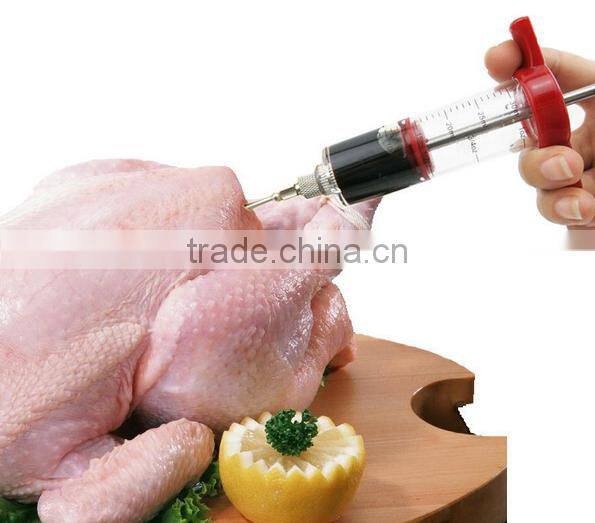 BBQ cooking condiment syringe fot turckey