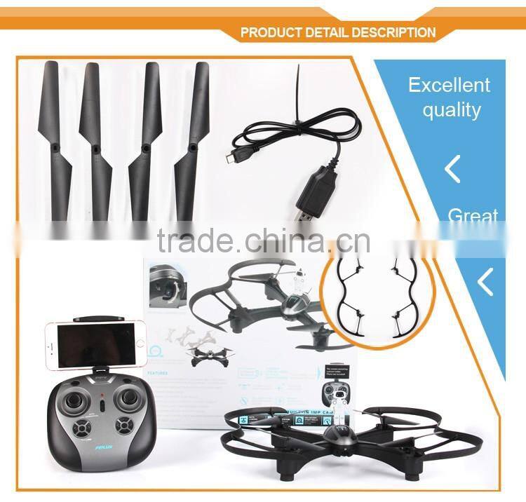 2.4G fpv drone with hd camera remote control aircraft