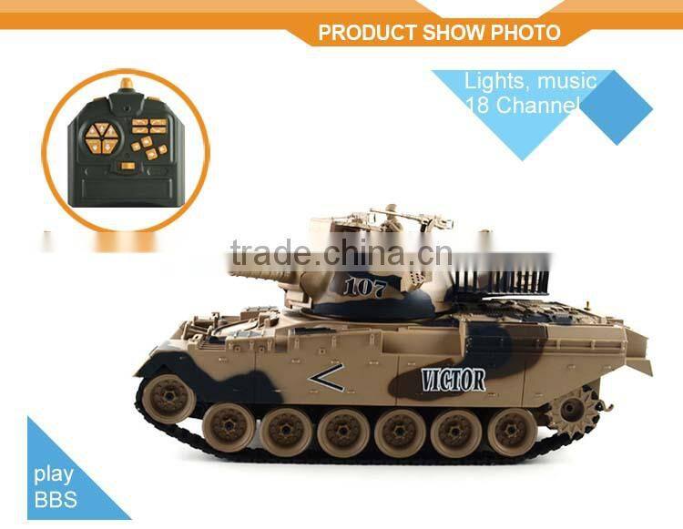 2015 Hot Sale High Quality 2.4G Remote Control mini18 CH military tank toys vs heng long tank,RTH217850