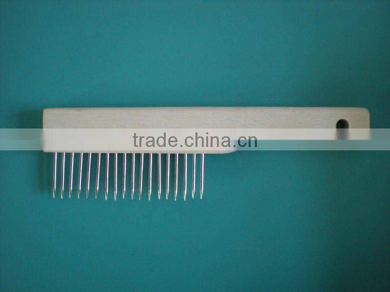 wooden brush comb