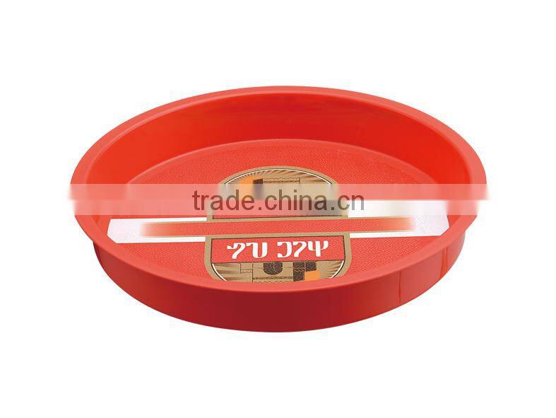 32CM round bar tray with anti-slip function