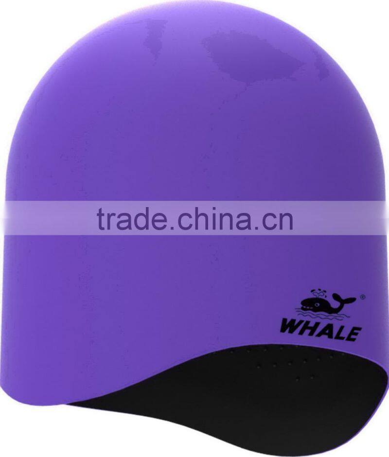 Custom silicone adult swim cap, swimming cap(CAP-1802)